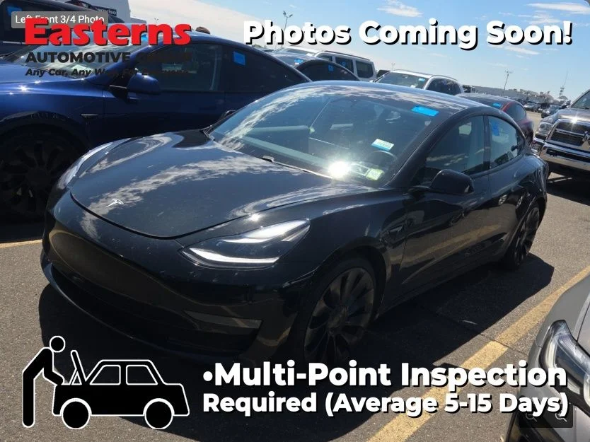 Used 2021 Black Tesla Performance image 1