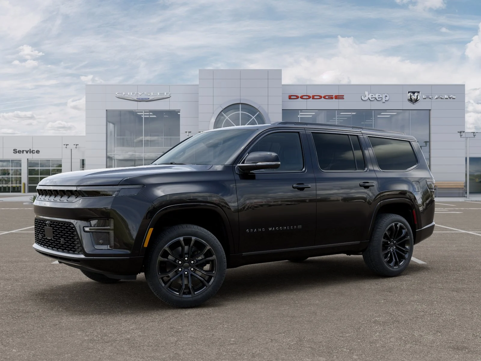New 2026 High Gloss Black Exterior Paint Jeep Summit Reserve image 2