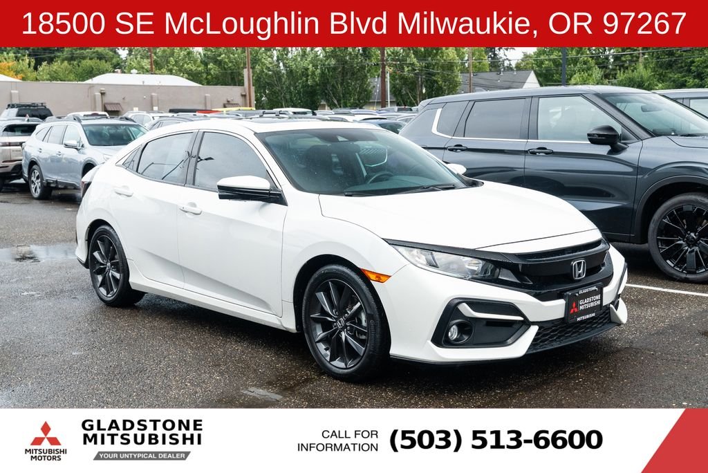 Used 2021 Platinum White Pearl Honda EX image 1