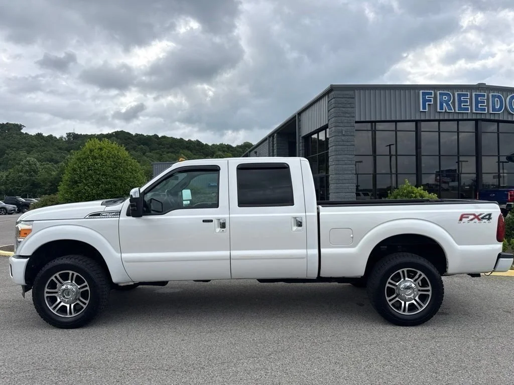 Used 2014 White Platinum Clearcoat Metallic Ford Platinum image 2