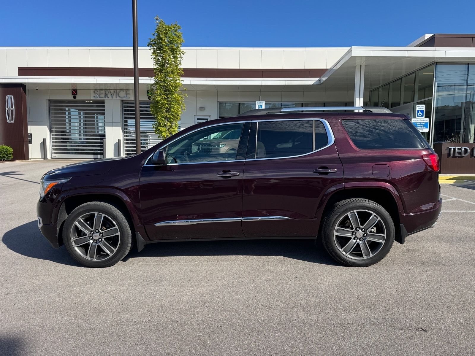 Used 2018 Black Cherry Metallic GMC Denali image 2