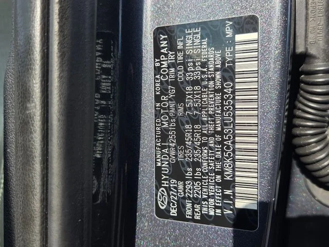 Used 2020 Gray Hyundai Ultimate image 19