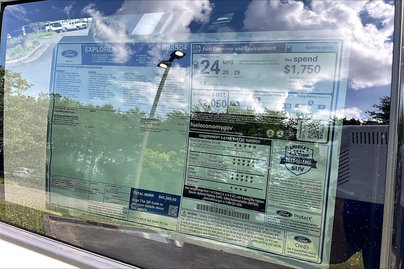 New 2026 Space White Metallic Ford Active image 17