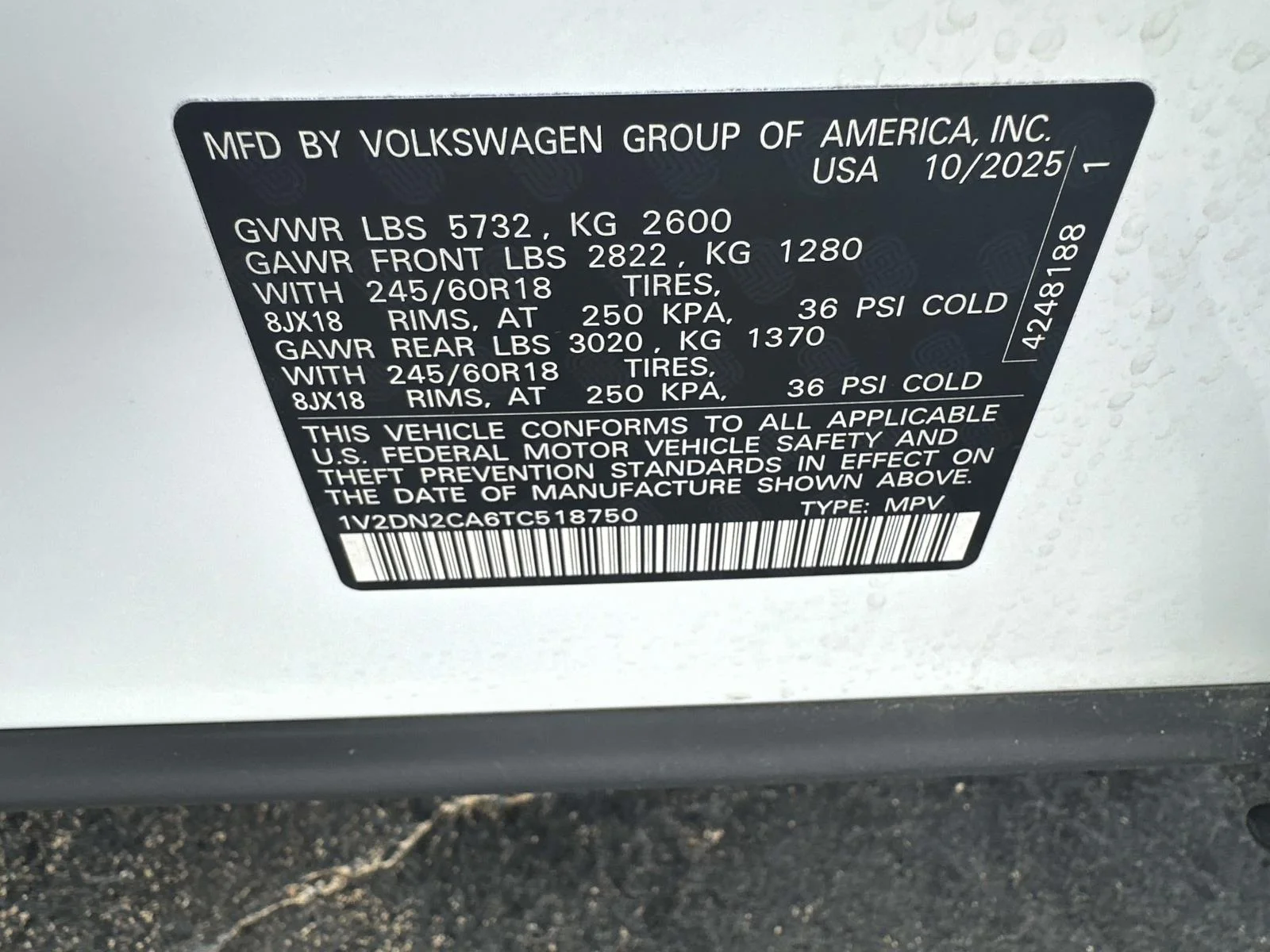 Certified Used 2026 White Volkswagen 2.0T SE image 17