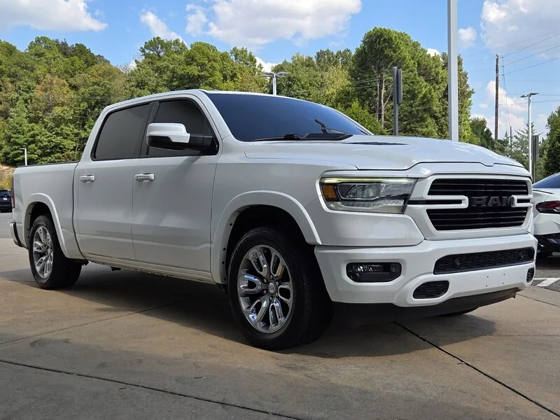 Used 2020 Ivory White RAM LARAMIE 4X2 CREW CAB 5