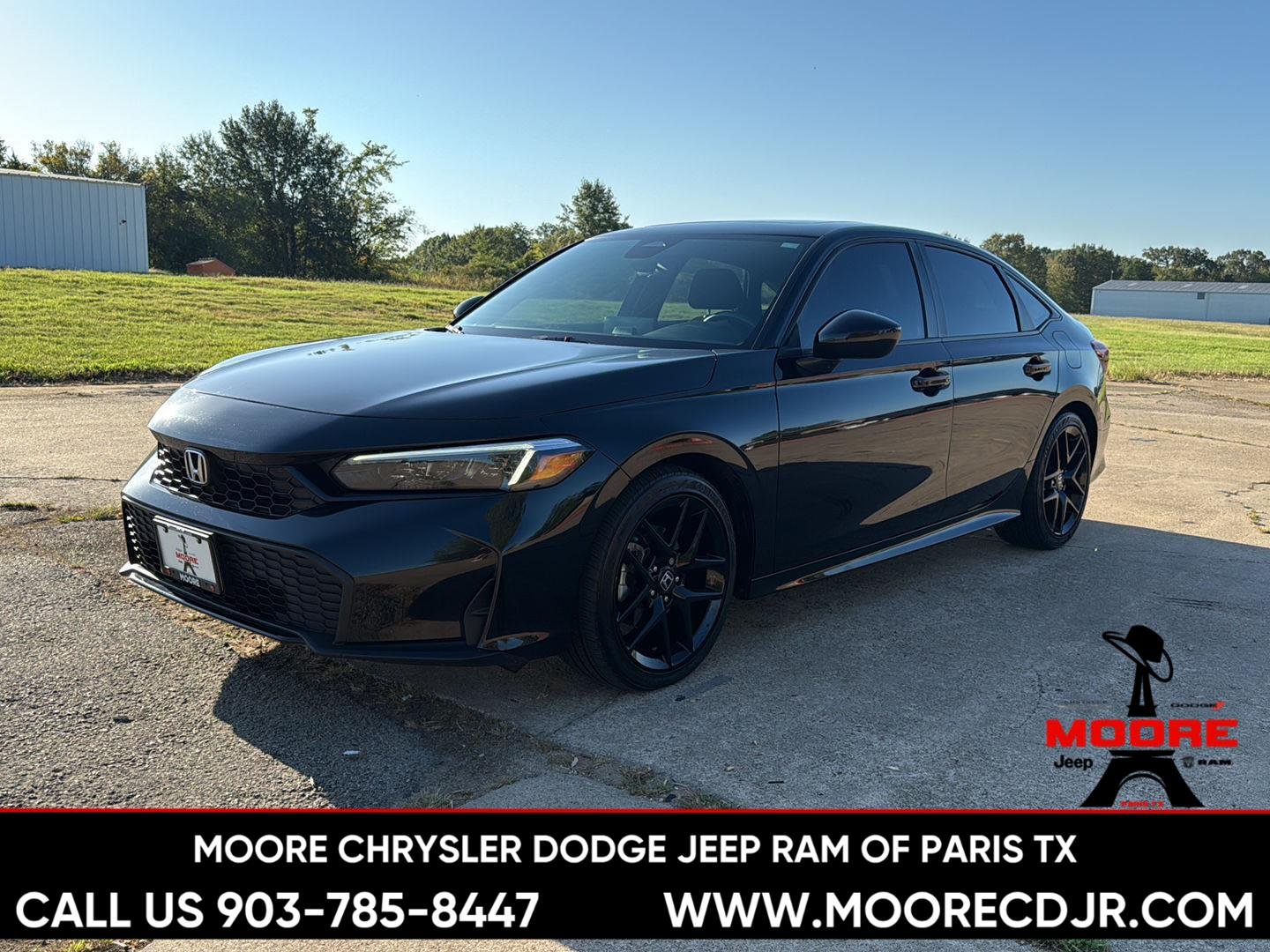 Used 2025 Crystal Black Pearl Honda Sport image 3