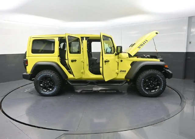 Used 2023 Yellow Jeep Willys 4xe image 37