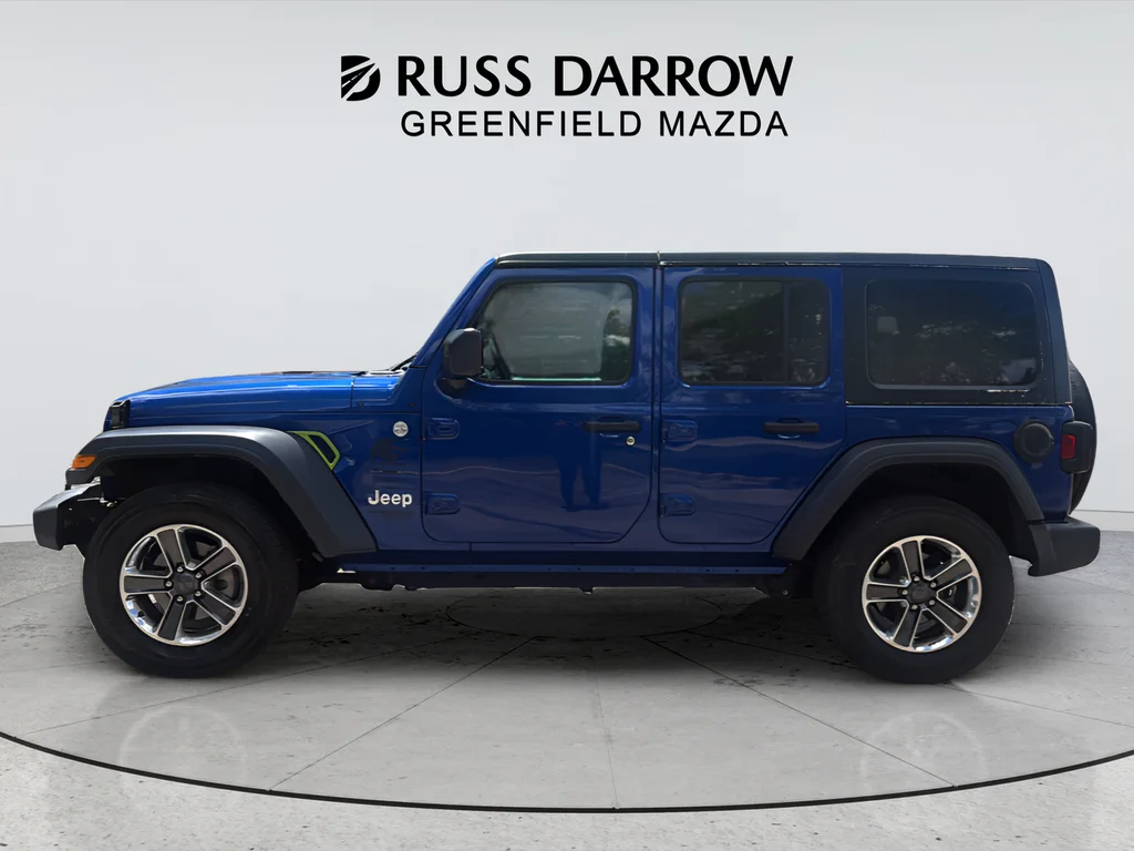Used 2019 Blue Jeep Unlimited Sport S image 2