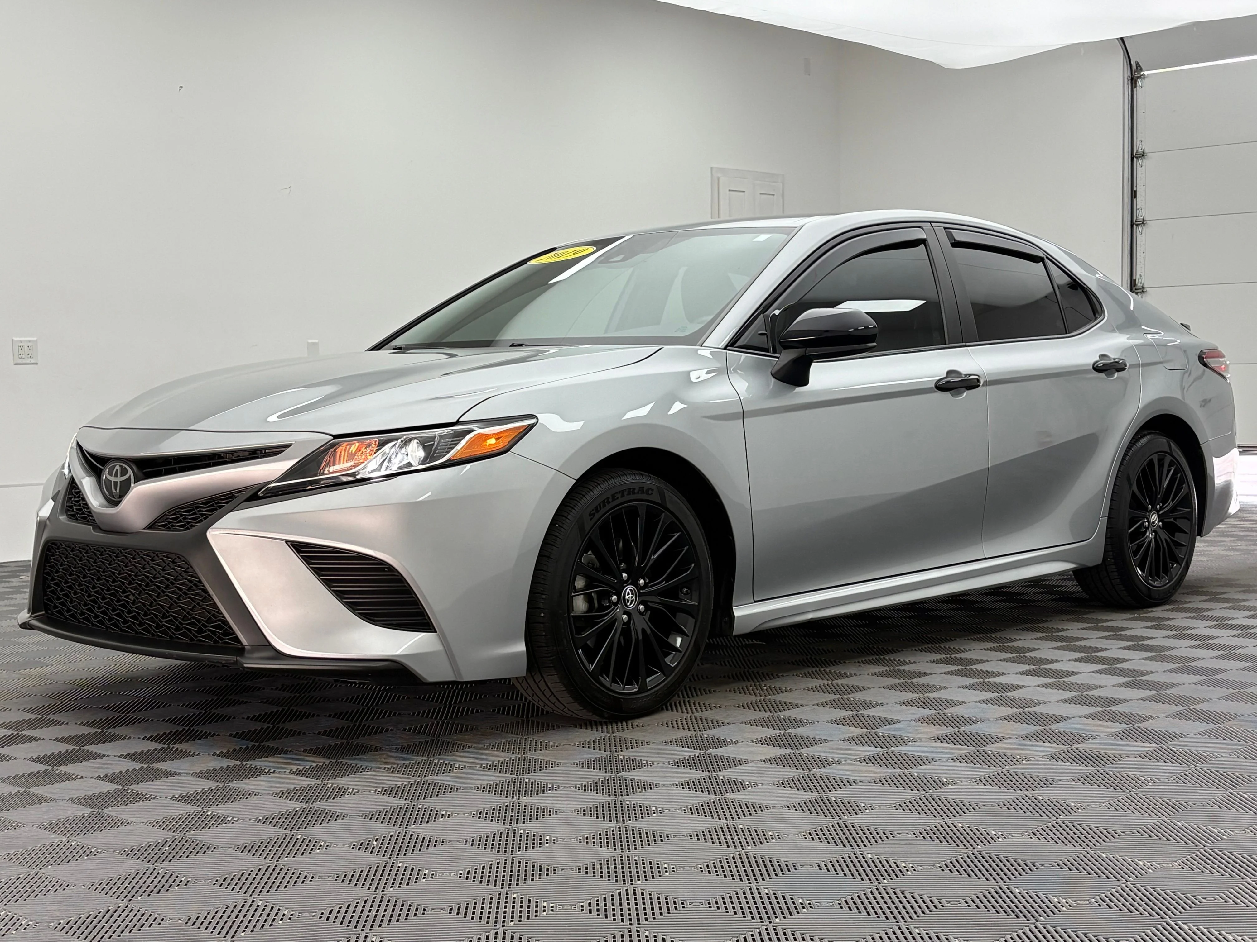 Used 2019 Celestial Silver Metallic Toyota SE image 2