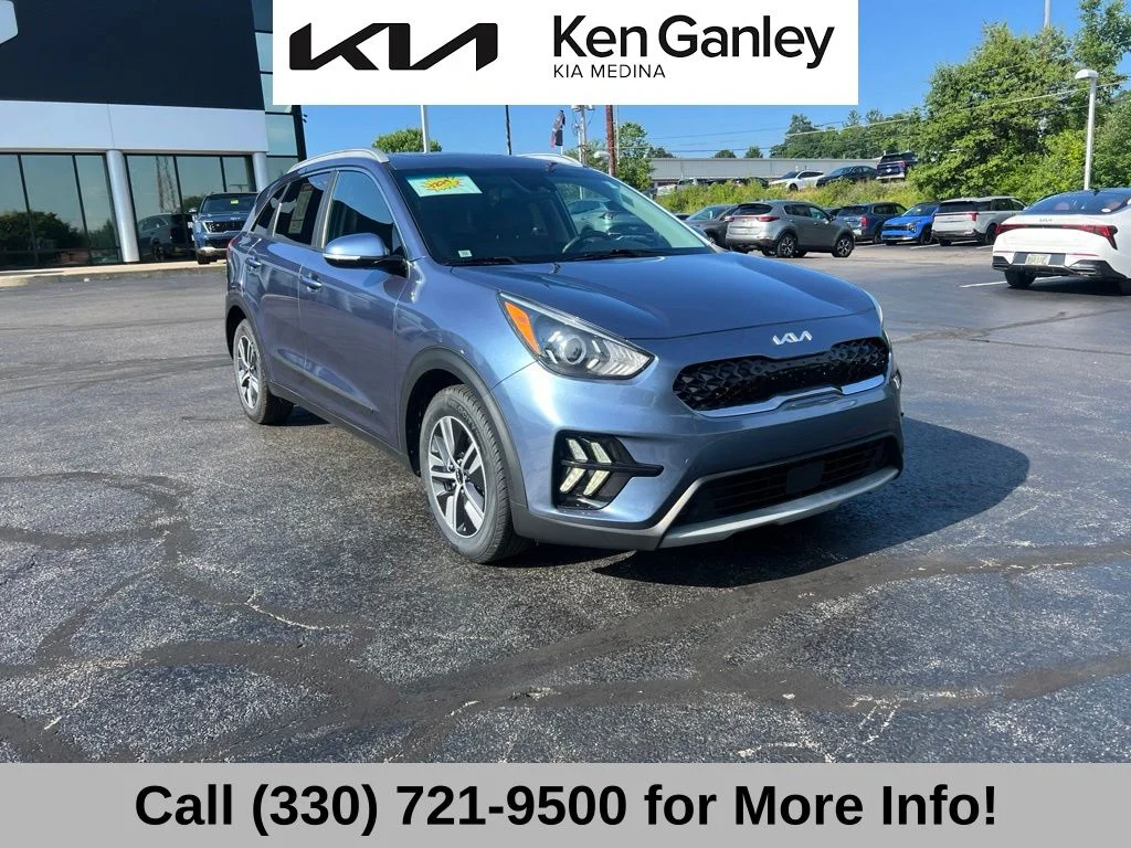 Certified Used 2022 Blue Kia EX Premium image 6