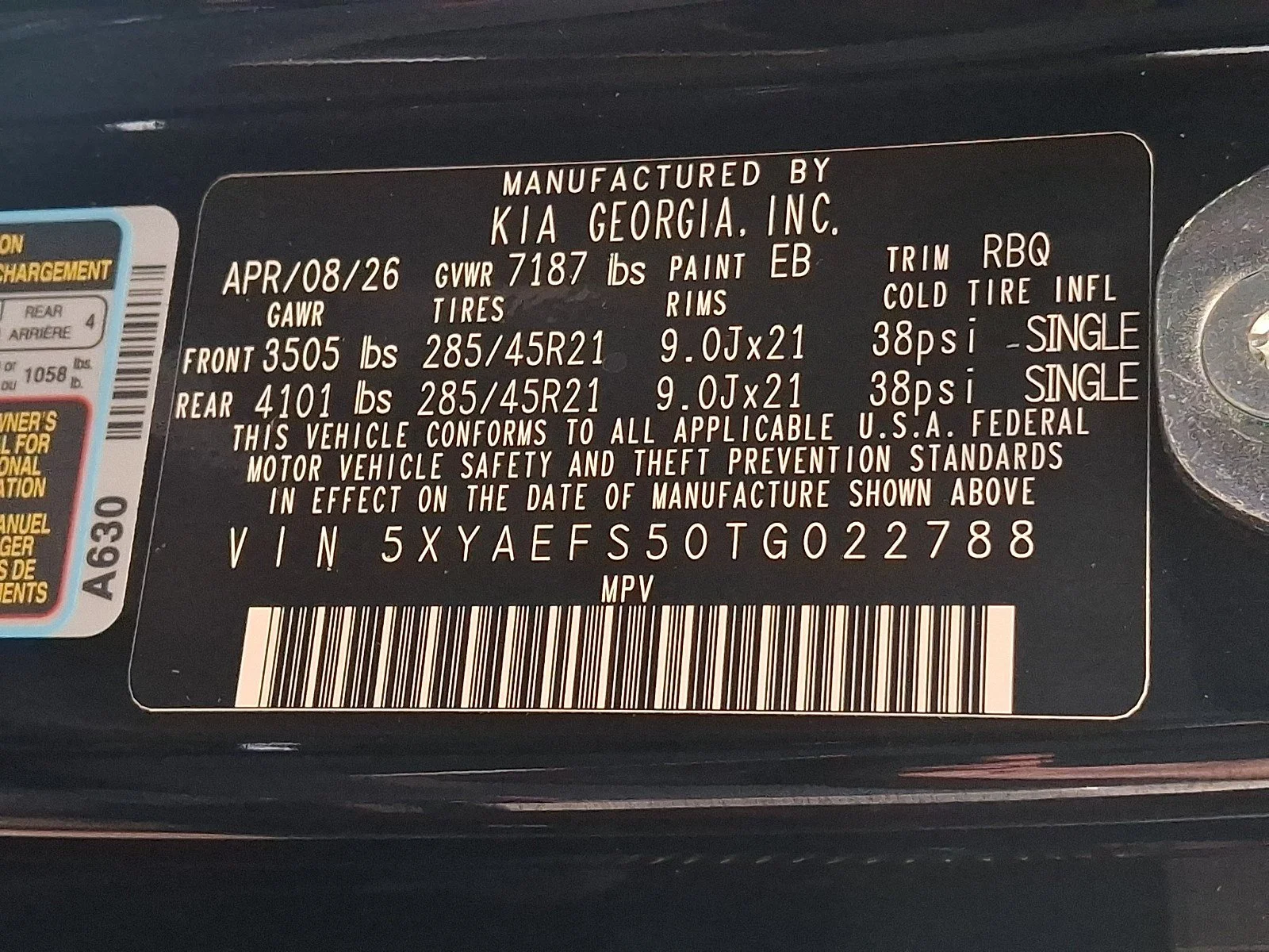 New 2026 Ebony Black Kia GT-Line AWD image 13
