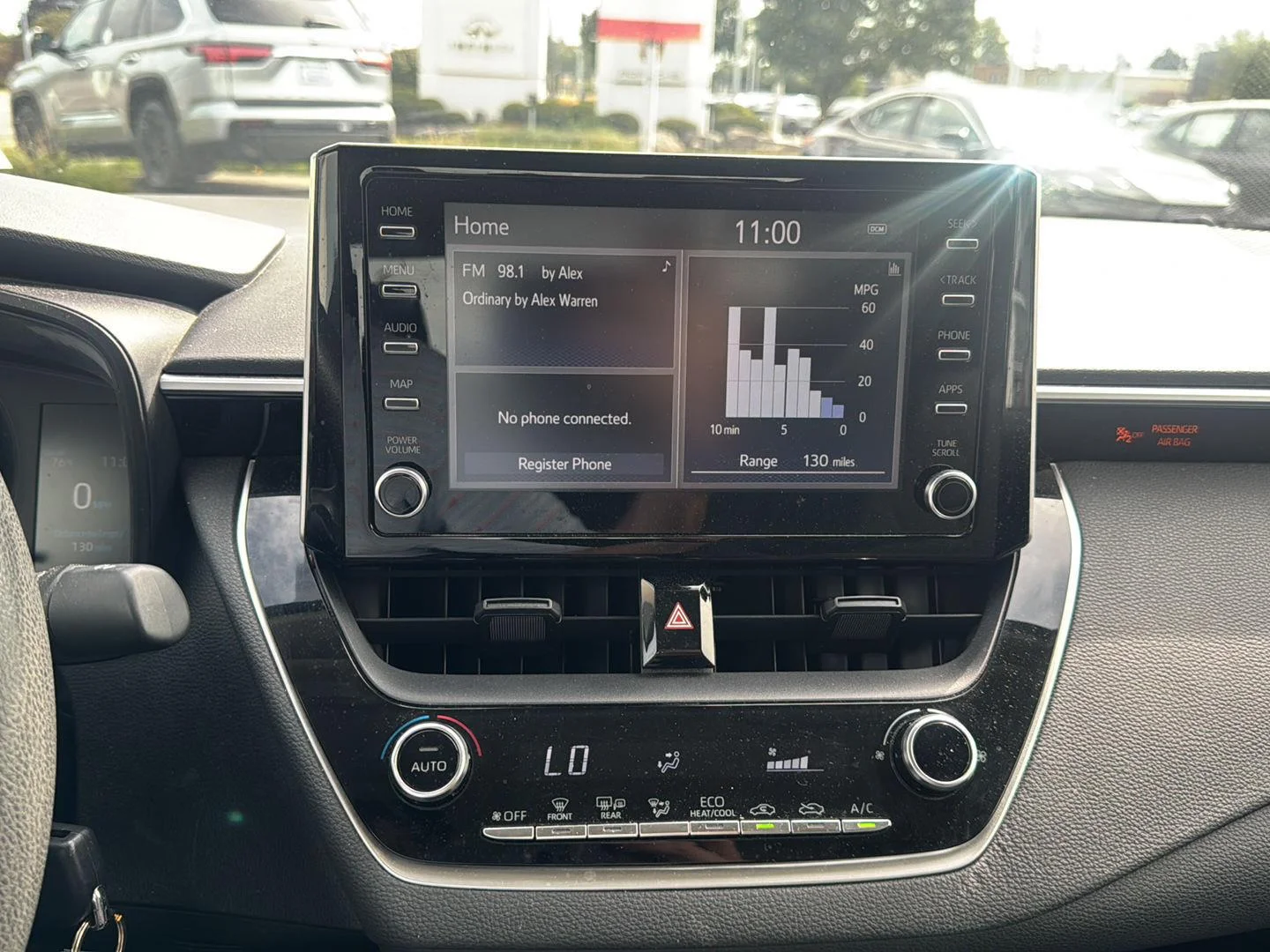 Used 2020 Celestite Gray Metallic Toyota LE image 9