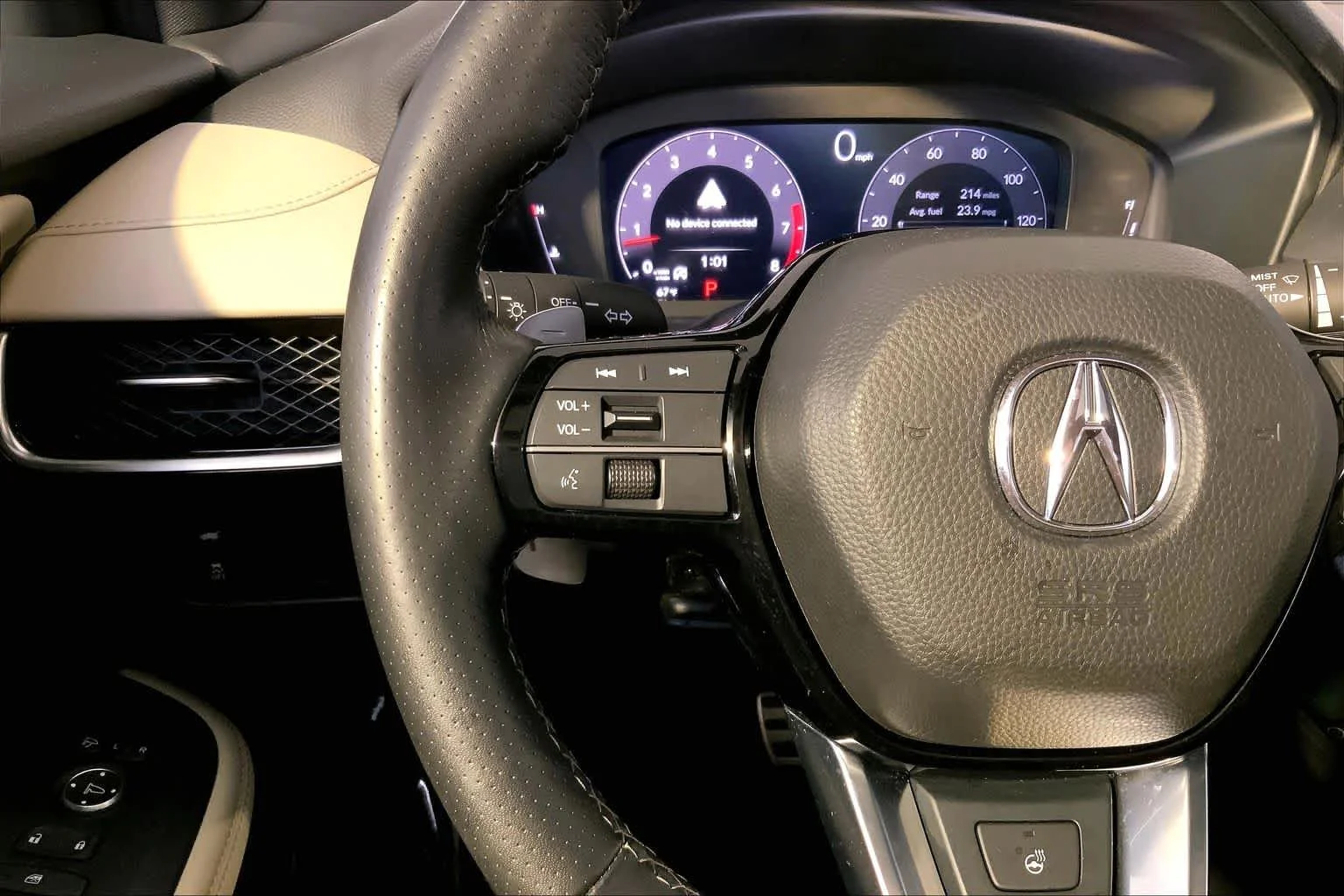Certified Used 2025 Platinum White Pearl Acura With A-Spec Advance Package image 24