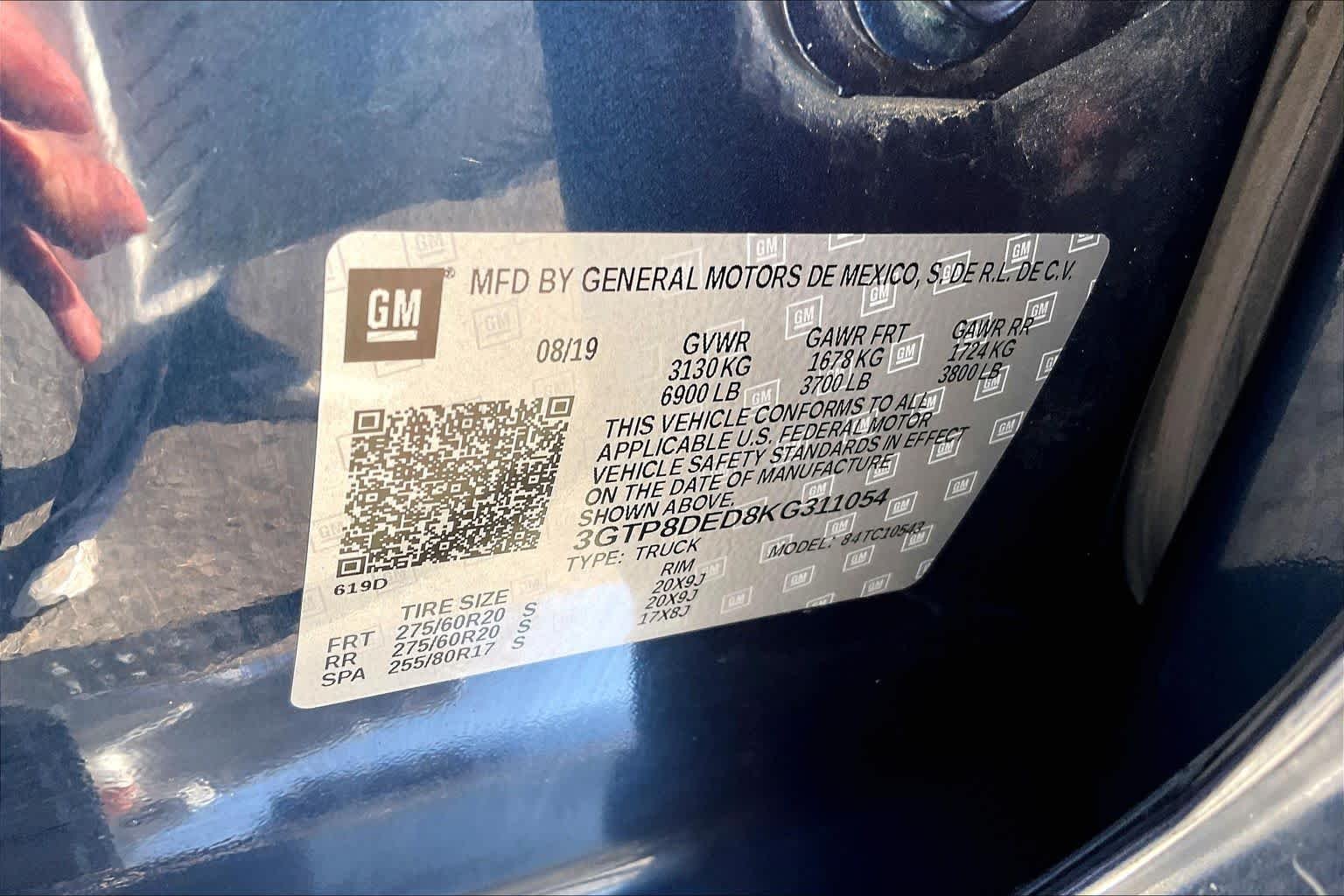 Used 2019 Pacific Blue Metallic GMC SLT image 33