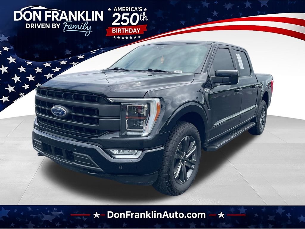Used 2022 Black Ford Lariat image 1