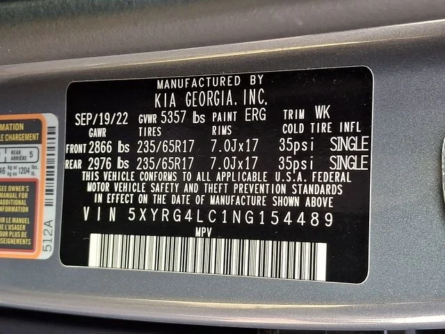 Used 2022 Silver Kia LX image 28