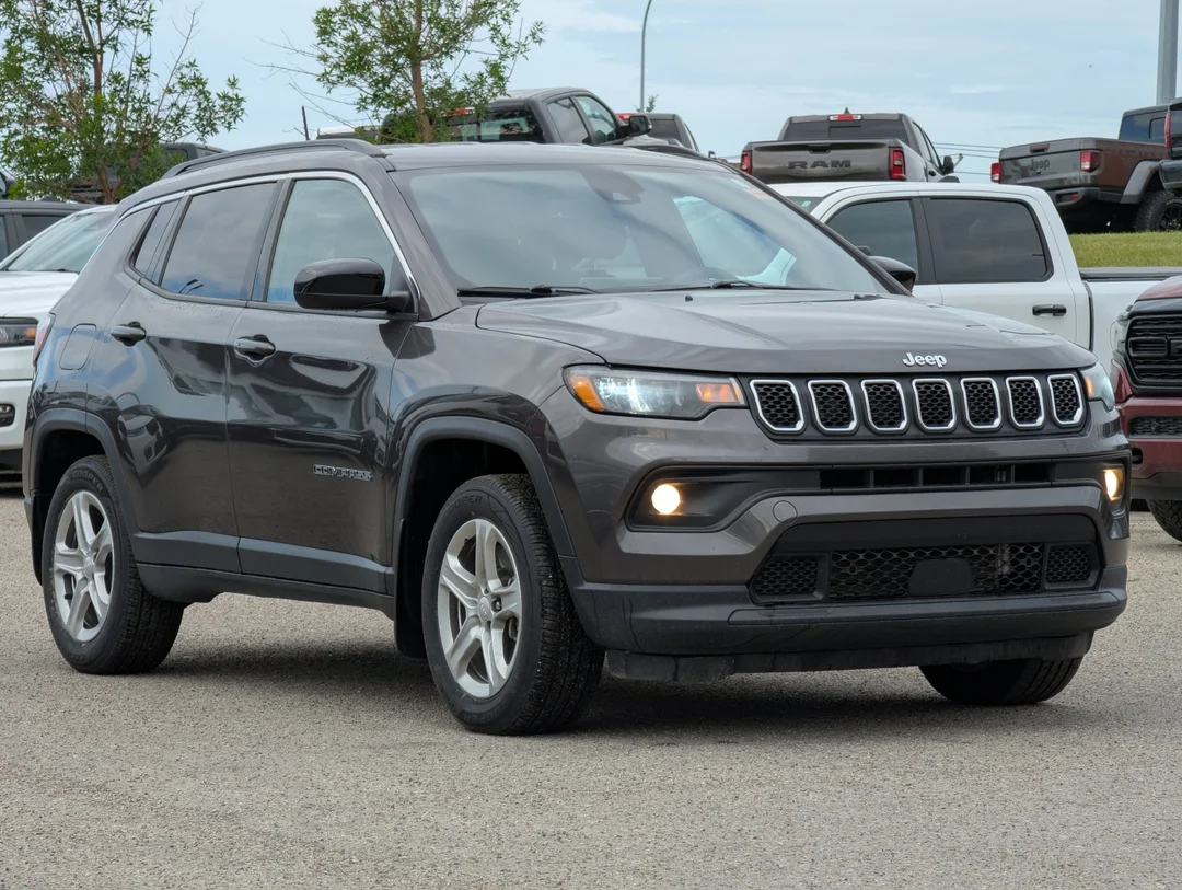 Used 2023 Grey Jeep North - - 4x4 - Blind Spot Monitor - Forward Collision Warning - Lane Keep Assist & More! image 2