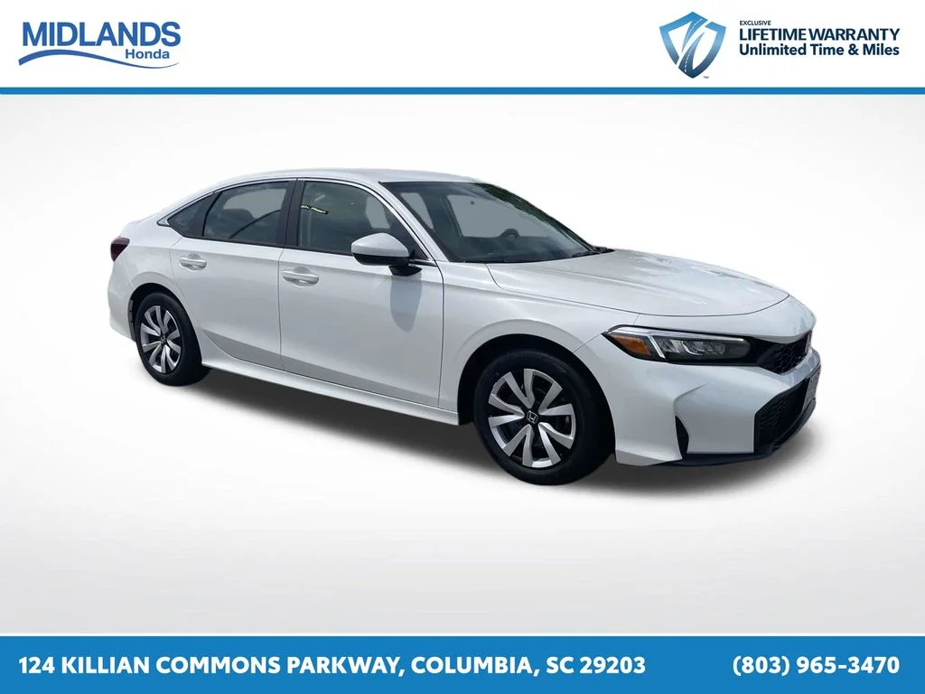 New 2026 Platinum White Pearl Honda 2WD LX image 1