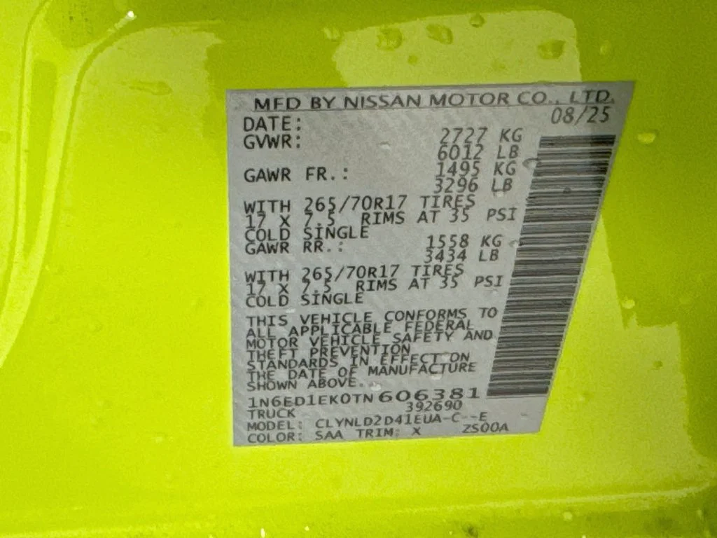 New 2026 Yellow Nissan PRO-4X image 39