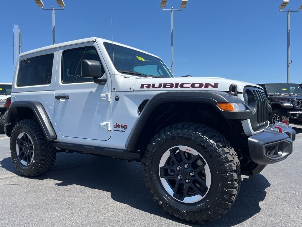 Used 2022 Bright White Clearcoat Jeep Rubicon image 42