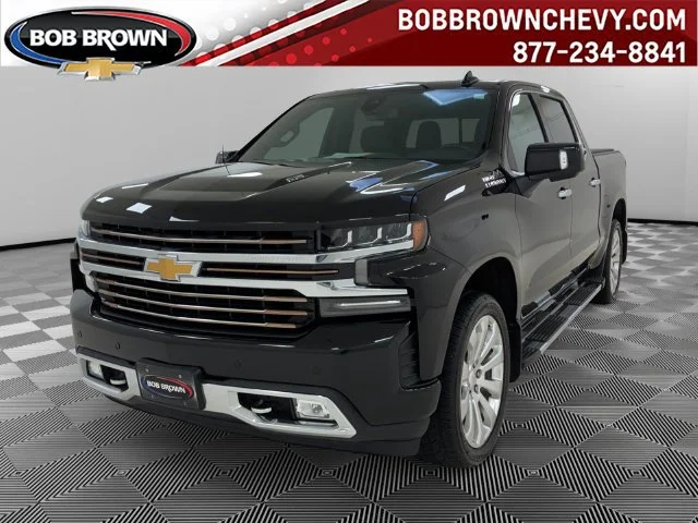 Certified Used 2021 MOSAIC BLACK METALLIC Chevrolet High Country image 1