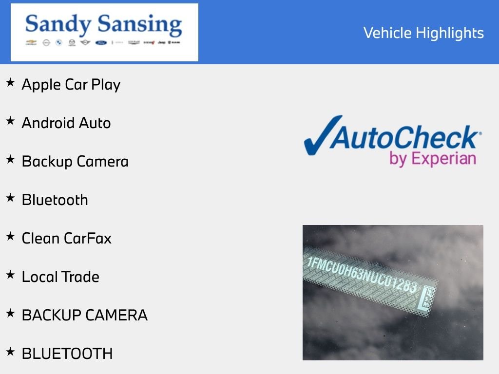 Used 2022 Blue Metallic Ford SEL image 7