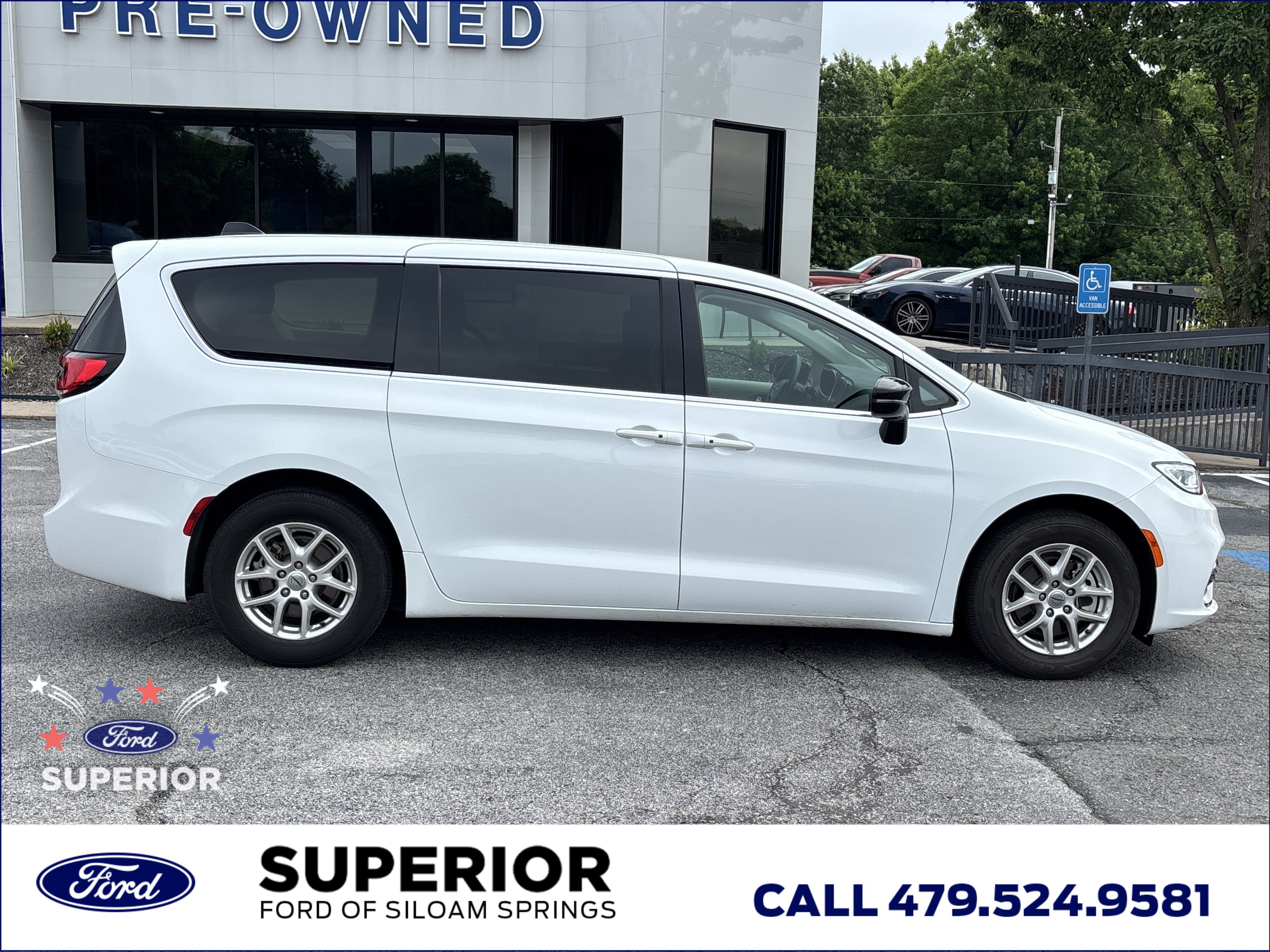 Used 2024 Bright White Clearcoat Chrysler Touring L image 2