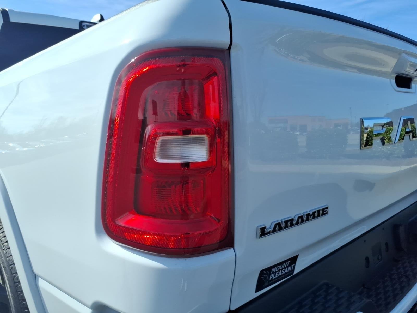 New 2026 Bright White Clear-Coat Exterior Paint RAM Laramie image 16