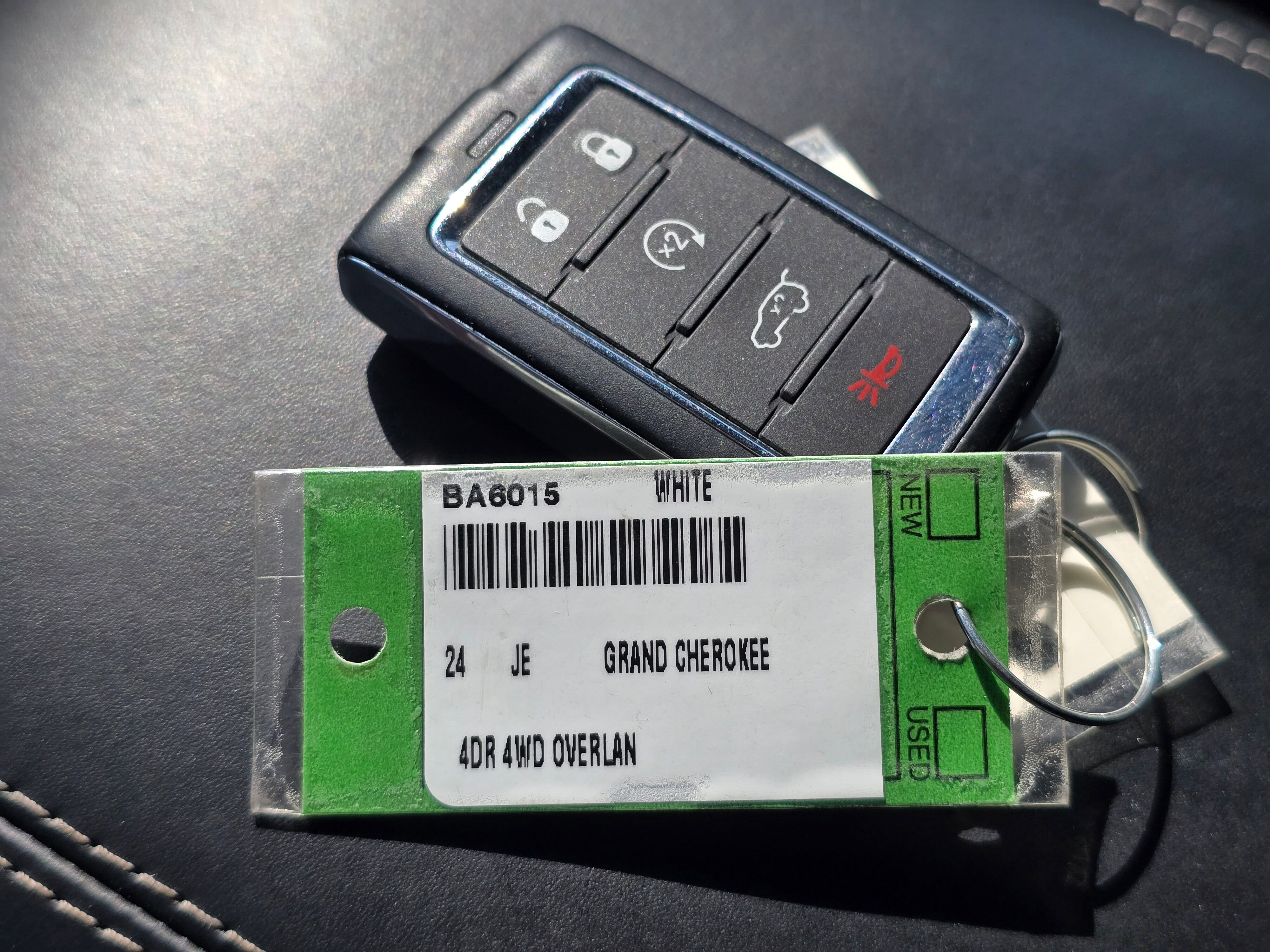 Used 2024 Bright White Clearcoat Jeep Overland image 64