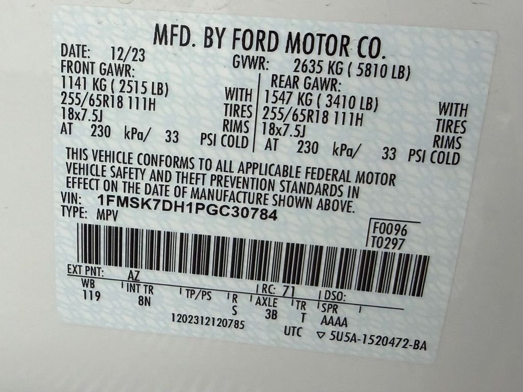 Used 2023 White Ford XLT image 32