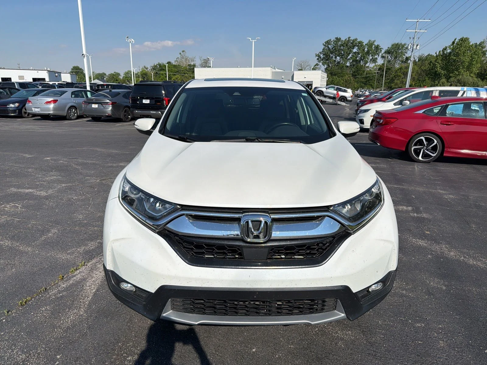 Used 2017 White Diamond Pearl Honda EX-L image 9