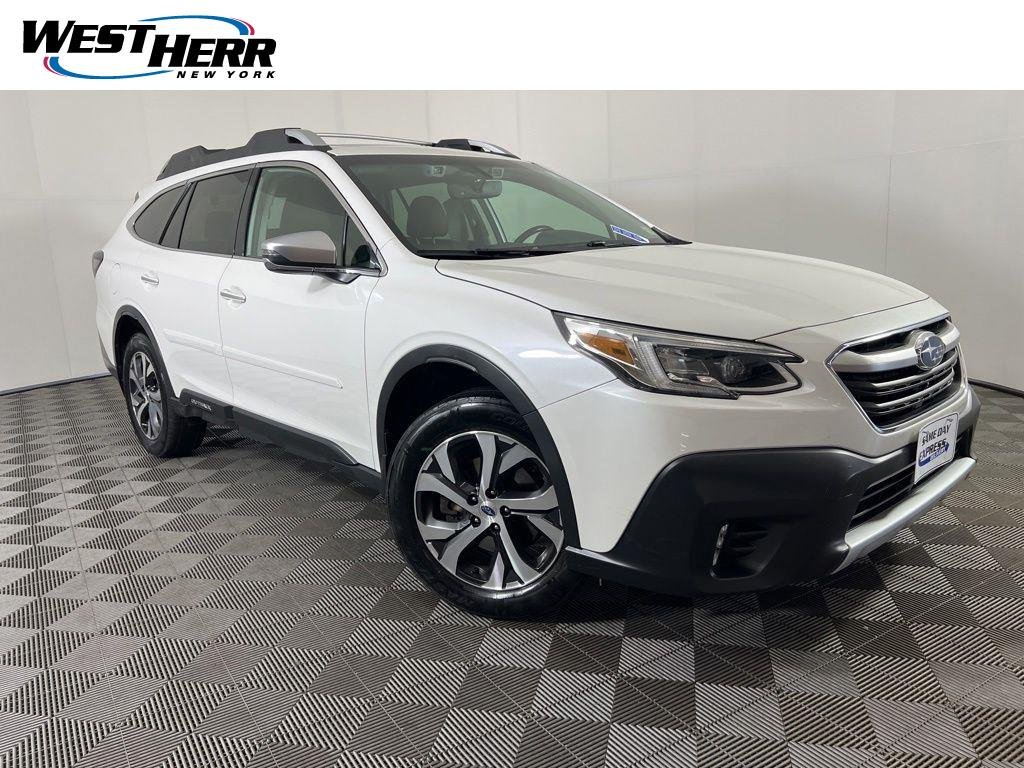 Used 2021 Crystal White Pearl Subaru Touring XT image 1