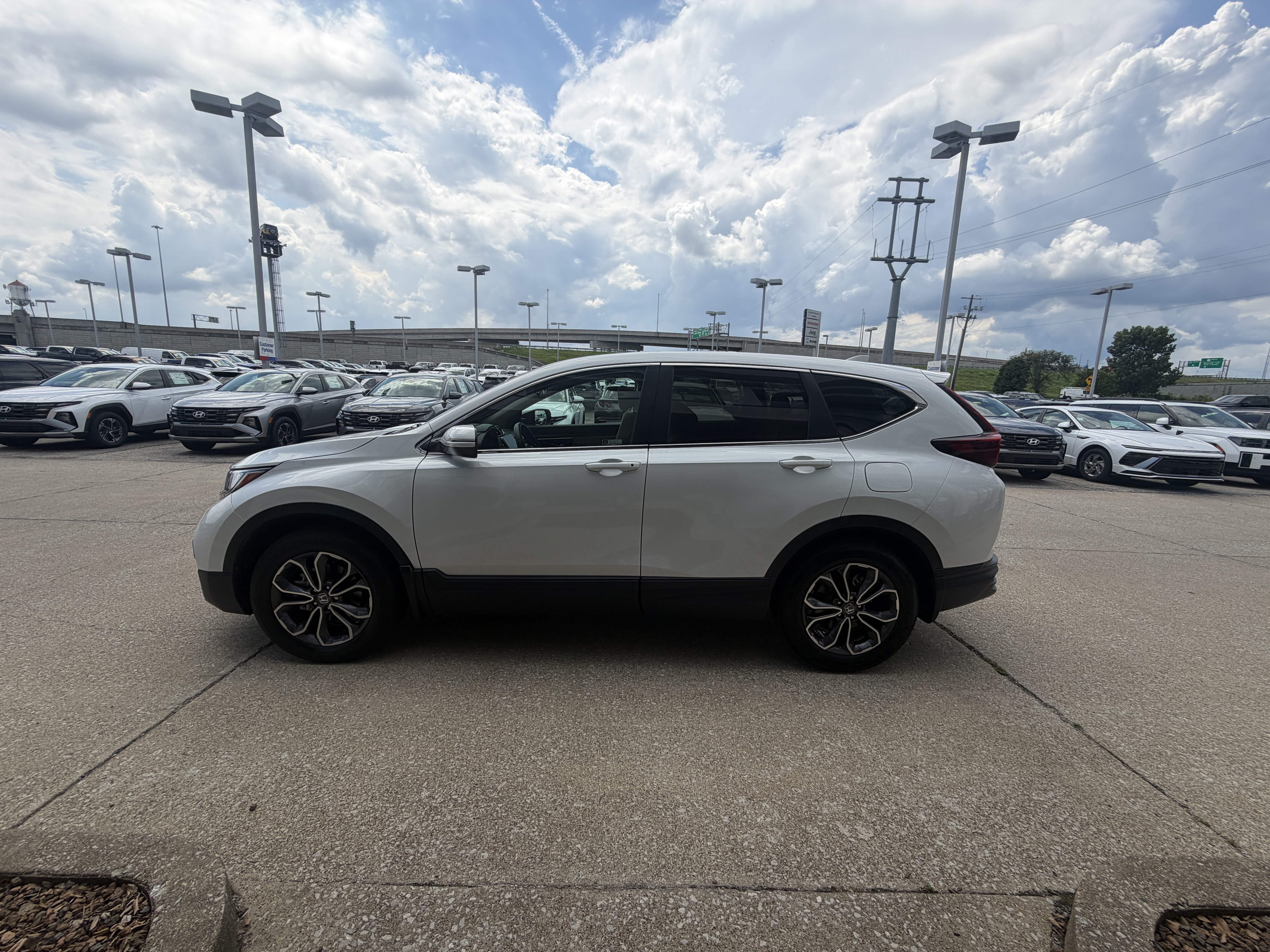 Used 2021 Platinum White Pearl Honda EX image 14