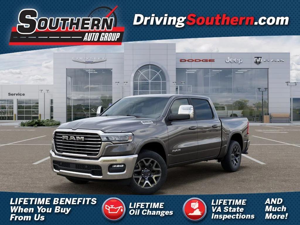 New 2026 Granite Crystal Metallic Clear-Coat Exterior Paint RAM Laramie image 1