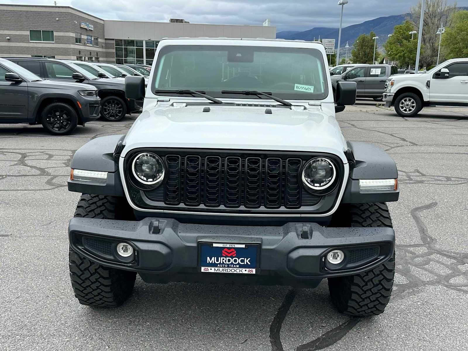 Used 2025 Bright White Clearcoat Jeep Willys image 8