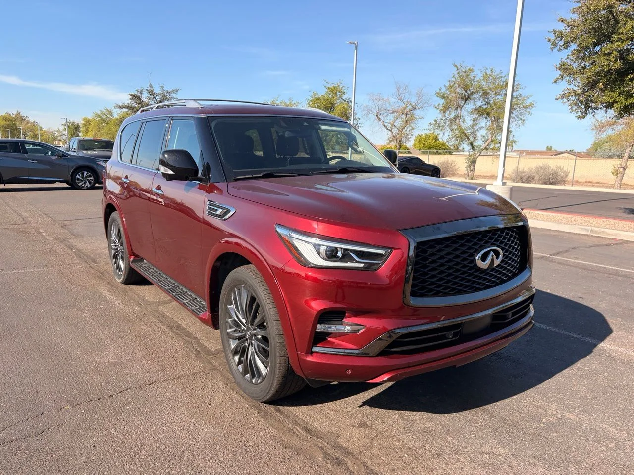 Used 2022 Coulis Red INFINITI Premium Select image 4
