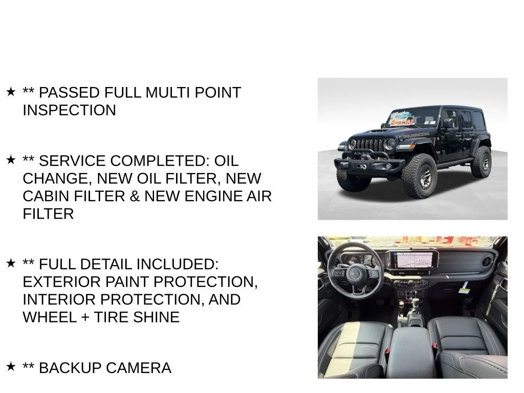New 2024 Black Clear-Coat Exterior Paint Jeep Rubicon 392 image 31