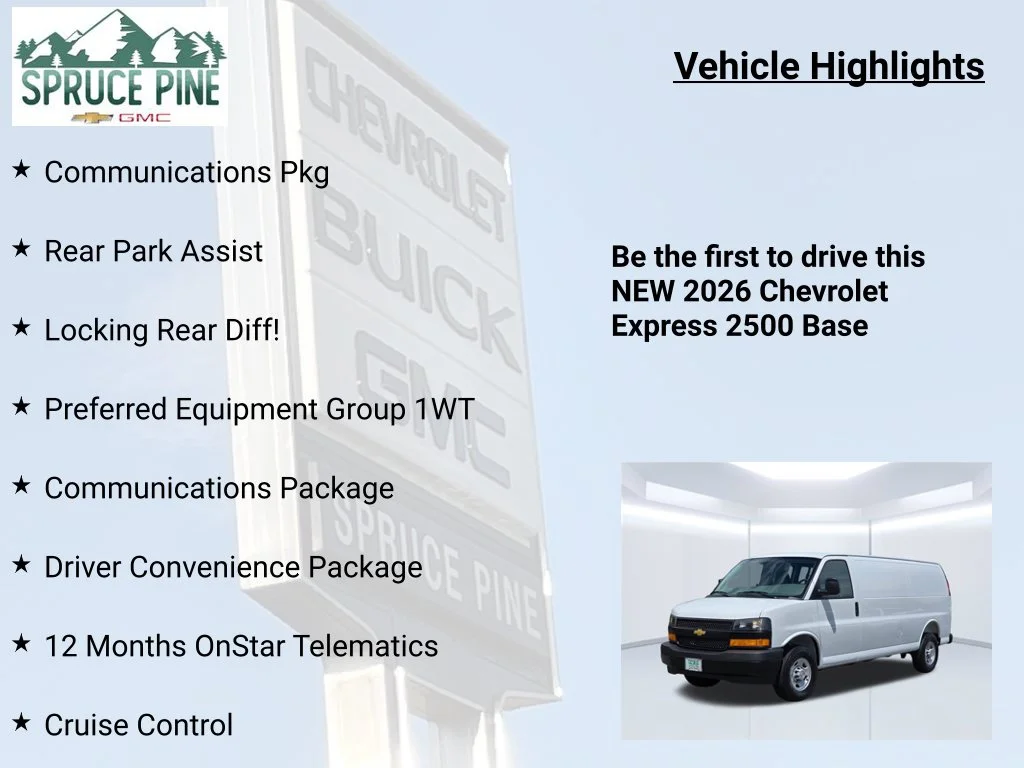 New 2026 White Chevrolet Work Van image 5