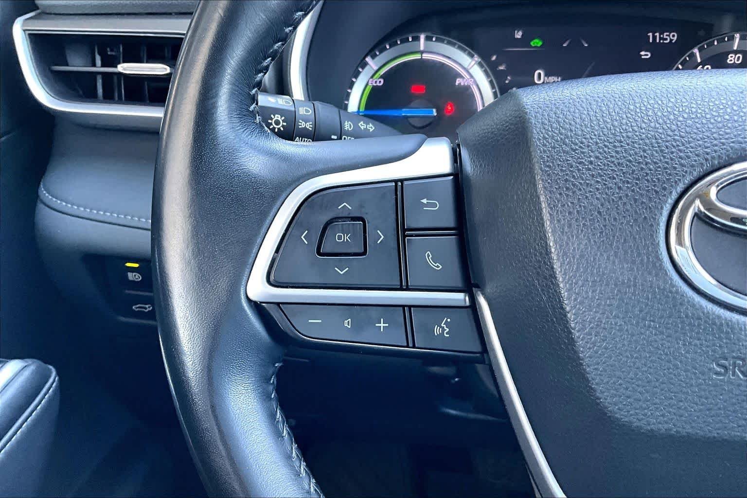 Used 2022 Celestial Silver Metallic Toyota Hybrid XLE image 24