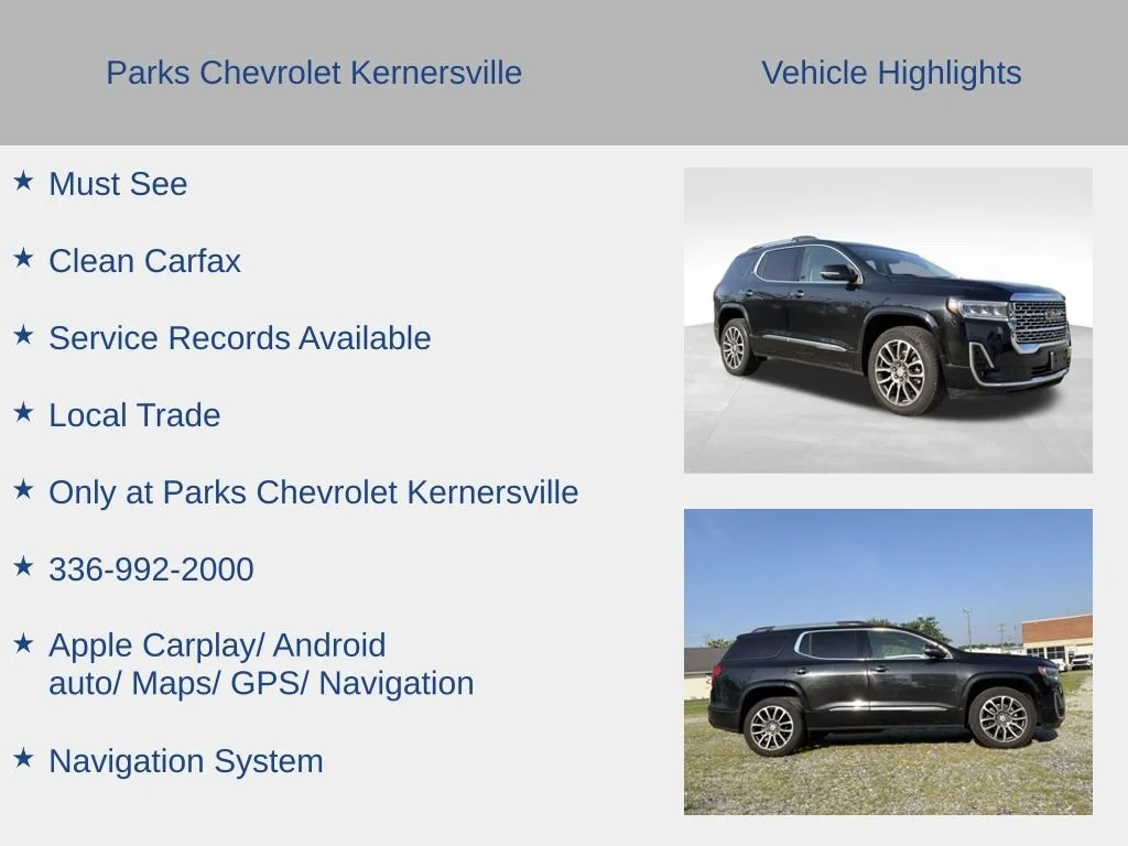 Used 2022 Ebony Twilight Metallic GMC Denali image 5