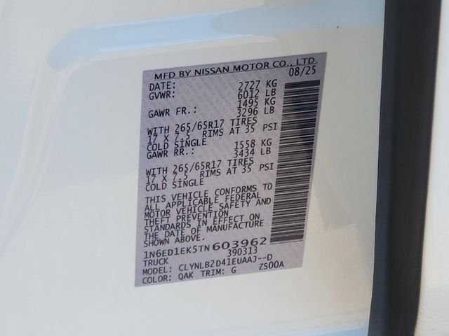 2026 Nissan Frontier SV - Photo 9