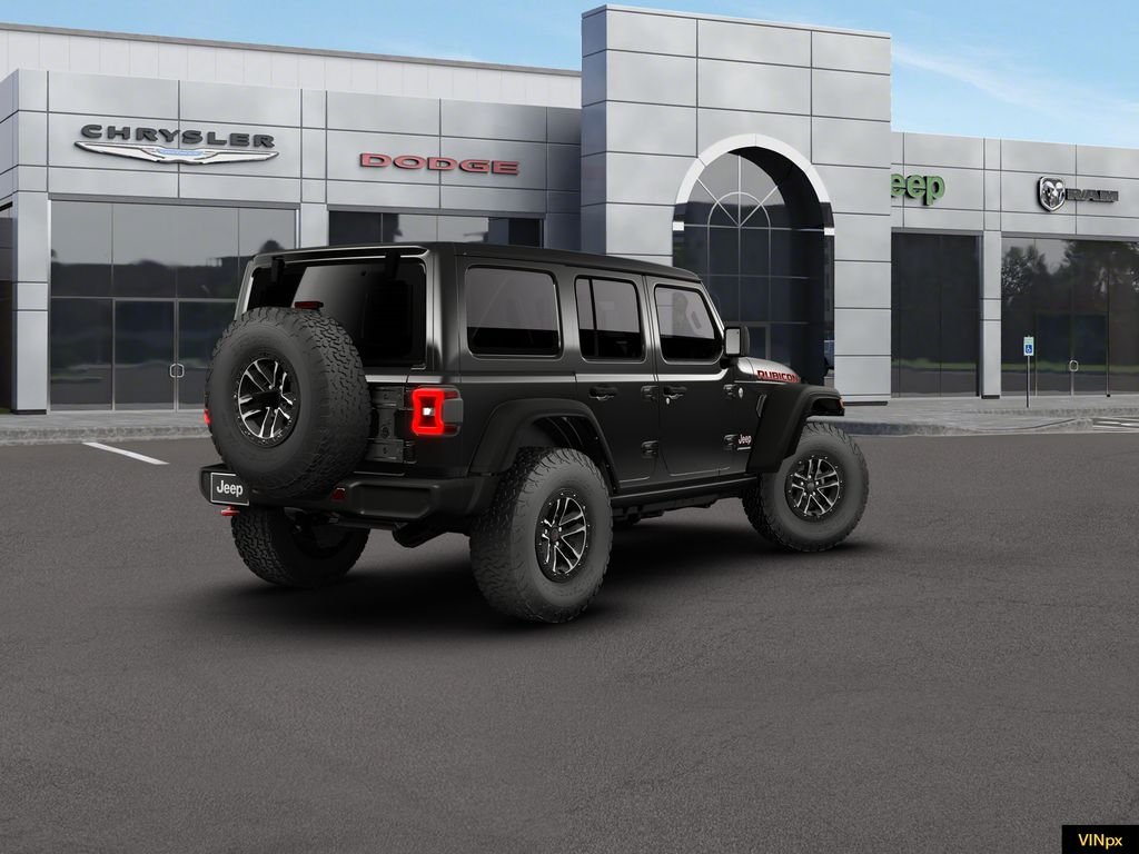 New 2026 Black Clear-Coat Exterior Paint Jeep Rubicon image 3