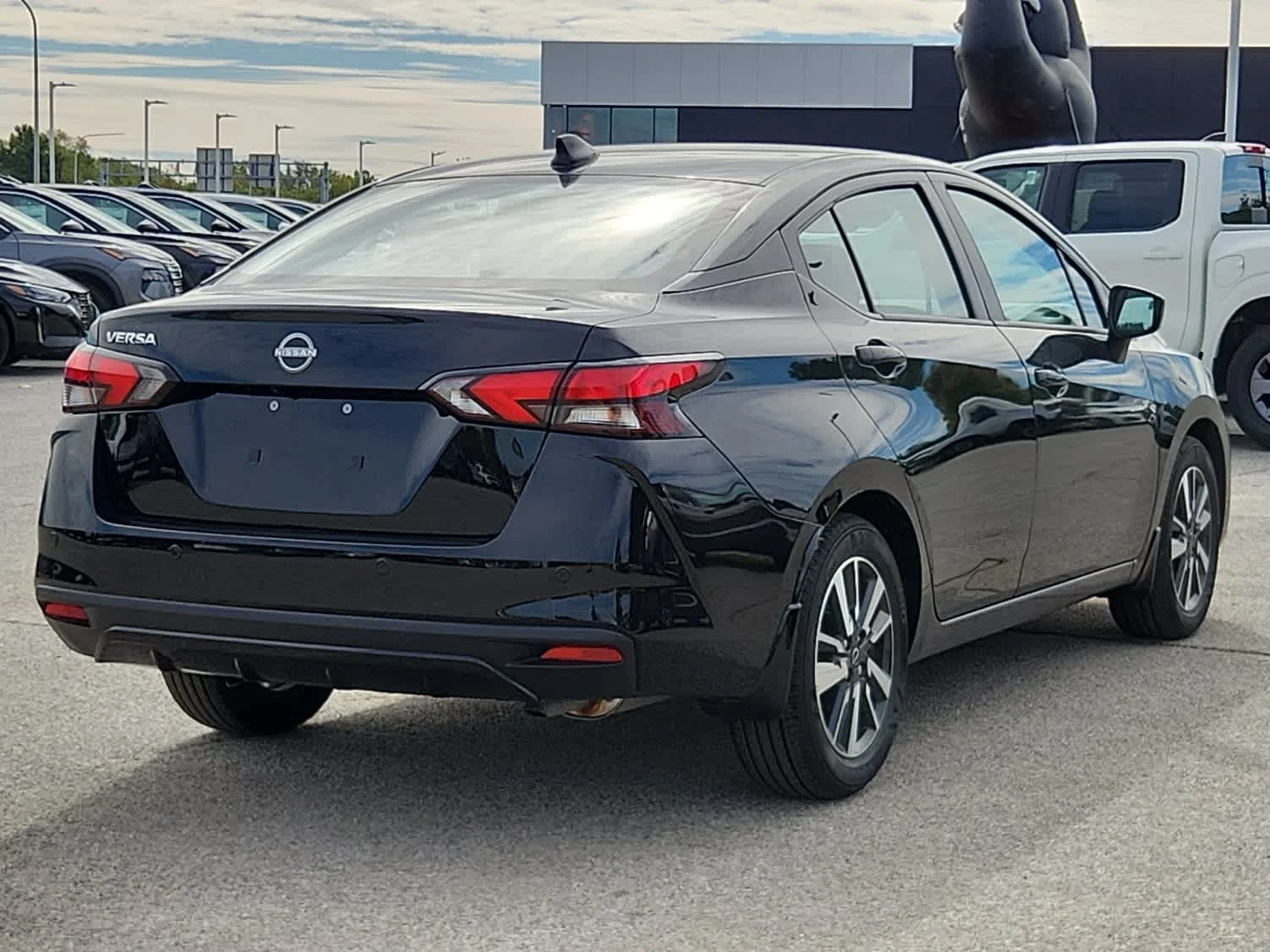 Used 2025 Super Black Nissan SV image 2