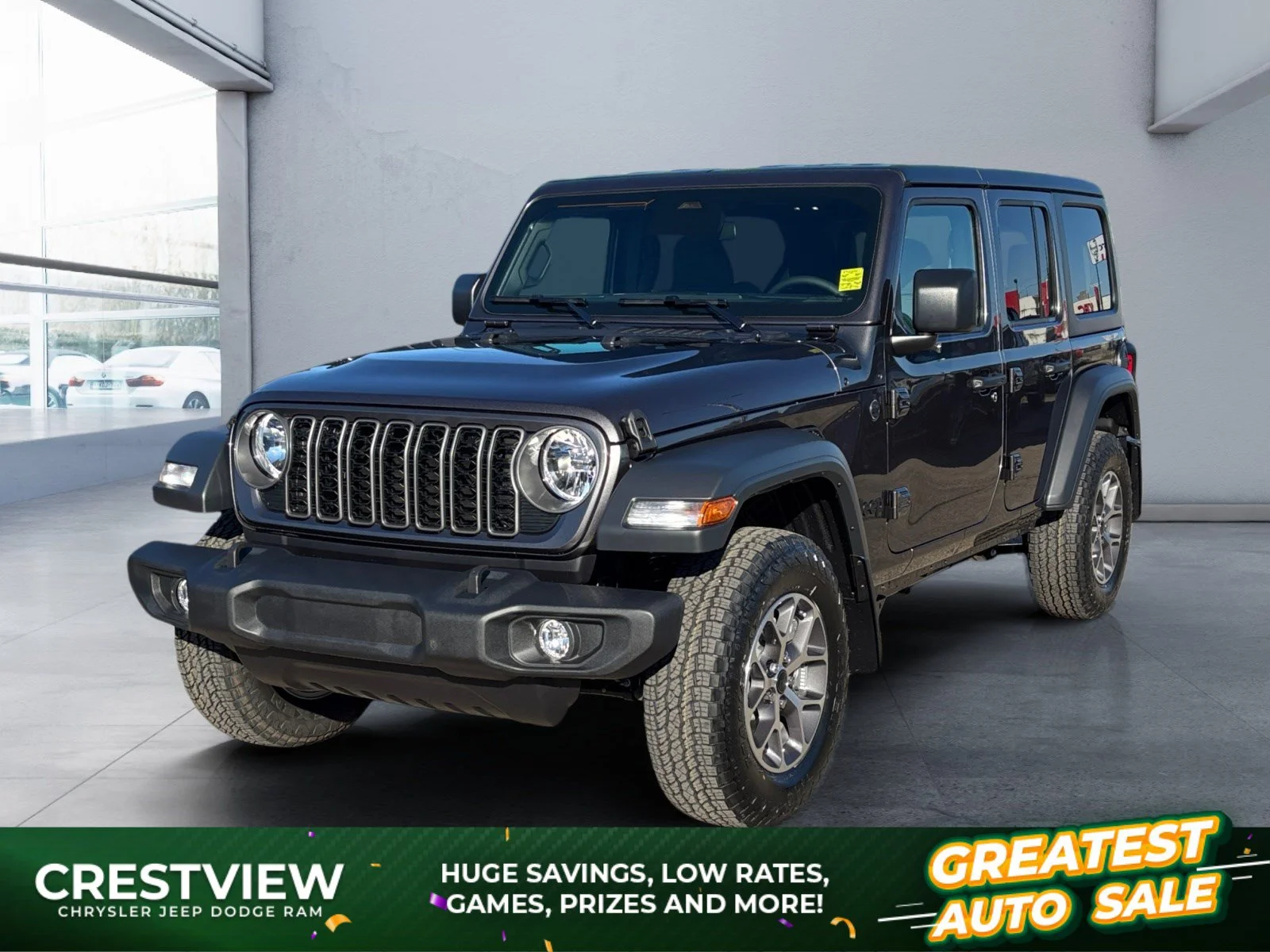 New 2027 Granite Crystal Metallic Jeep Sport S image 1