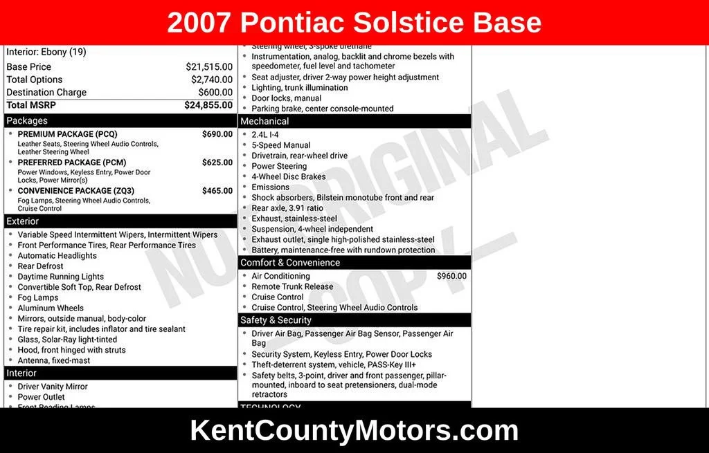 2007 Pontiac Solstice