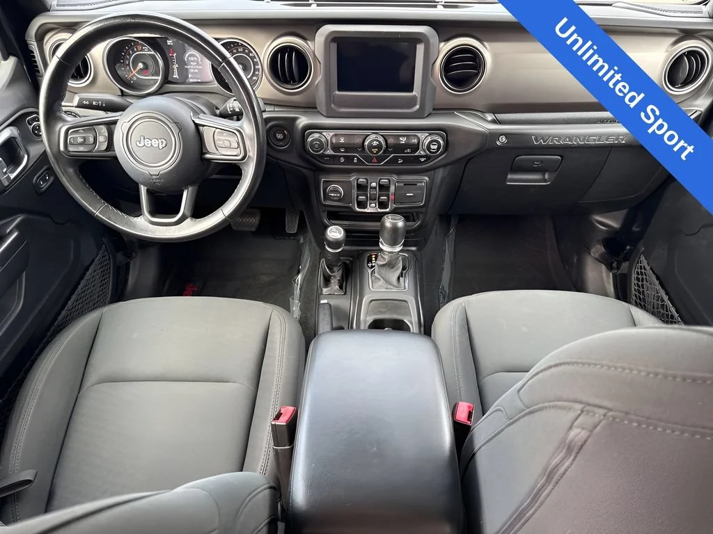 Used 2021 Black Jeep Unlimited Sport S image 11