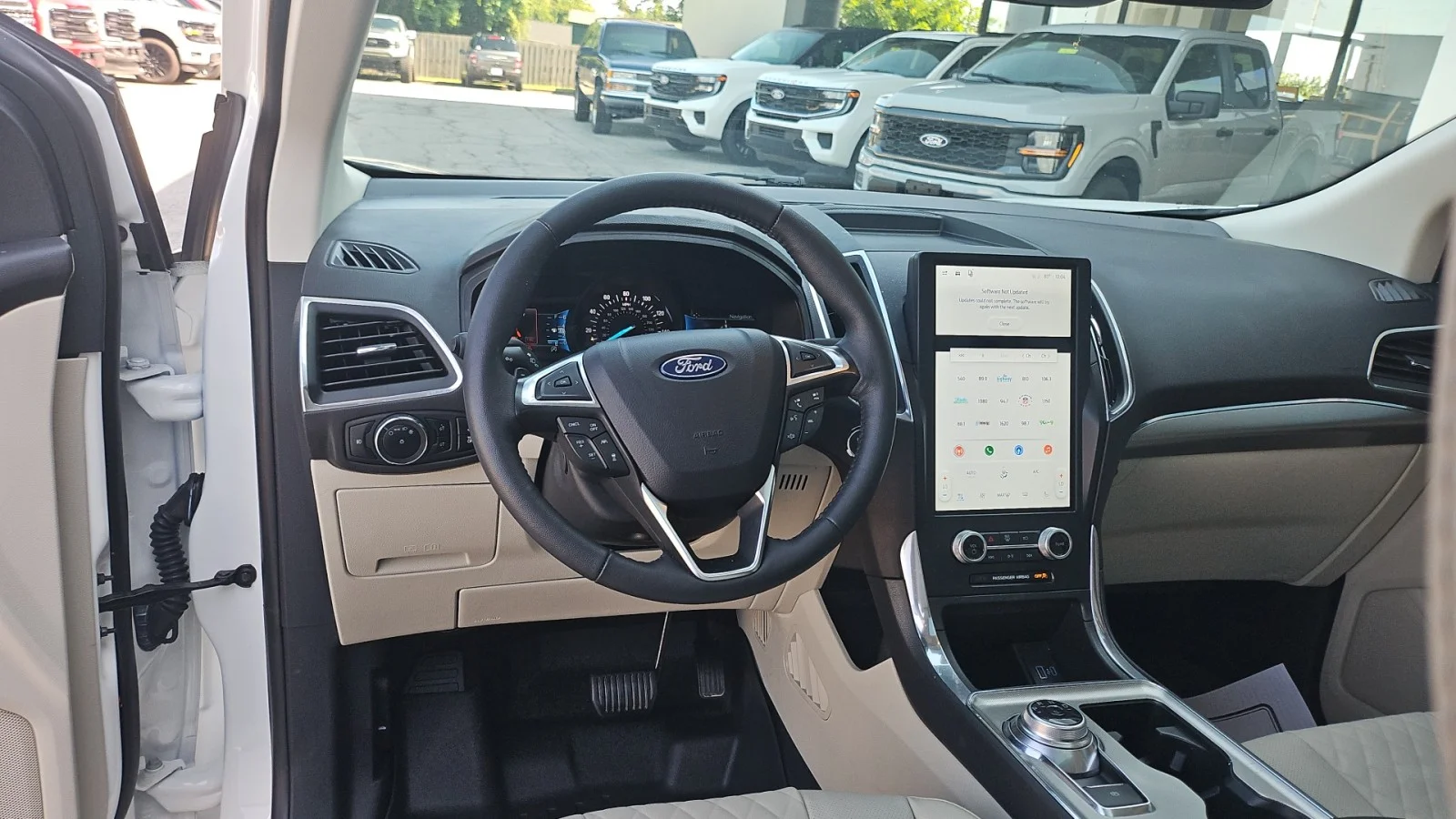 Used 2024 White Ford 2024 FORD EDGE TITANIUM 4DR SUV 112.2 WB AWD image 15