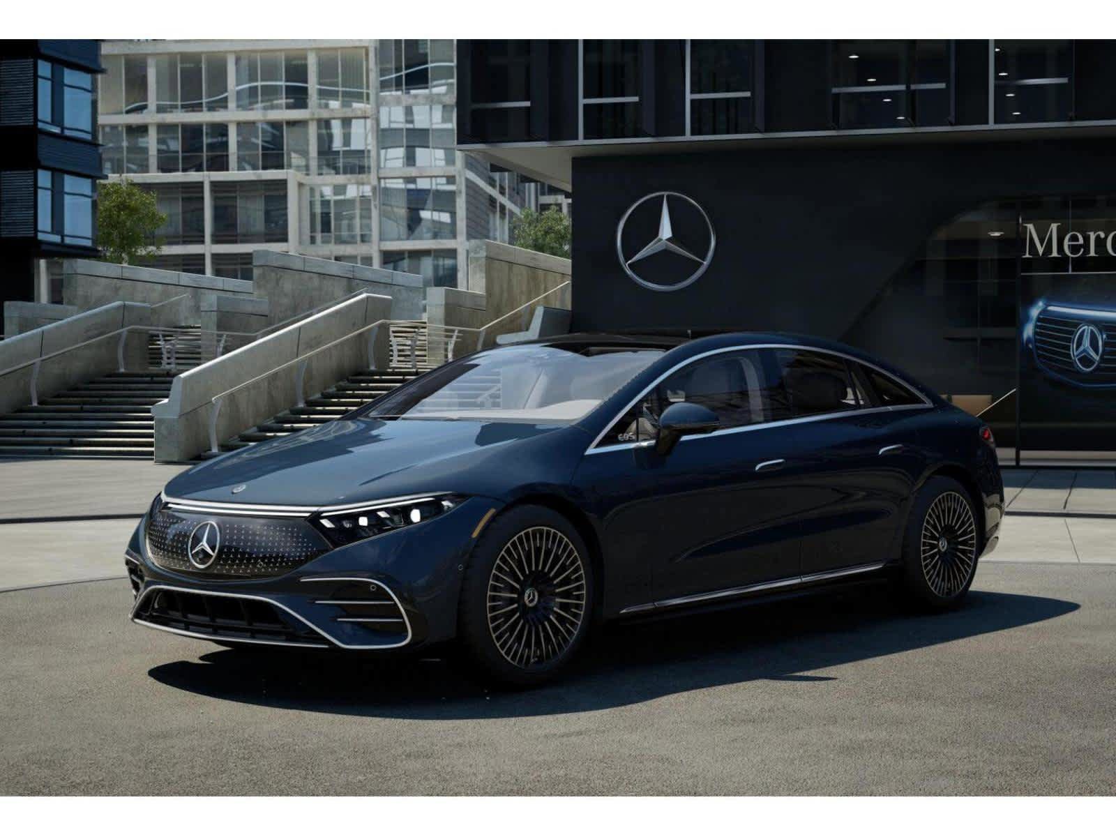 New 2026 Nautical Blue Metallic Mercedes-Benz EQS 450 image 38