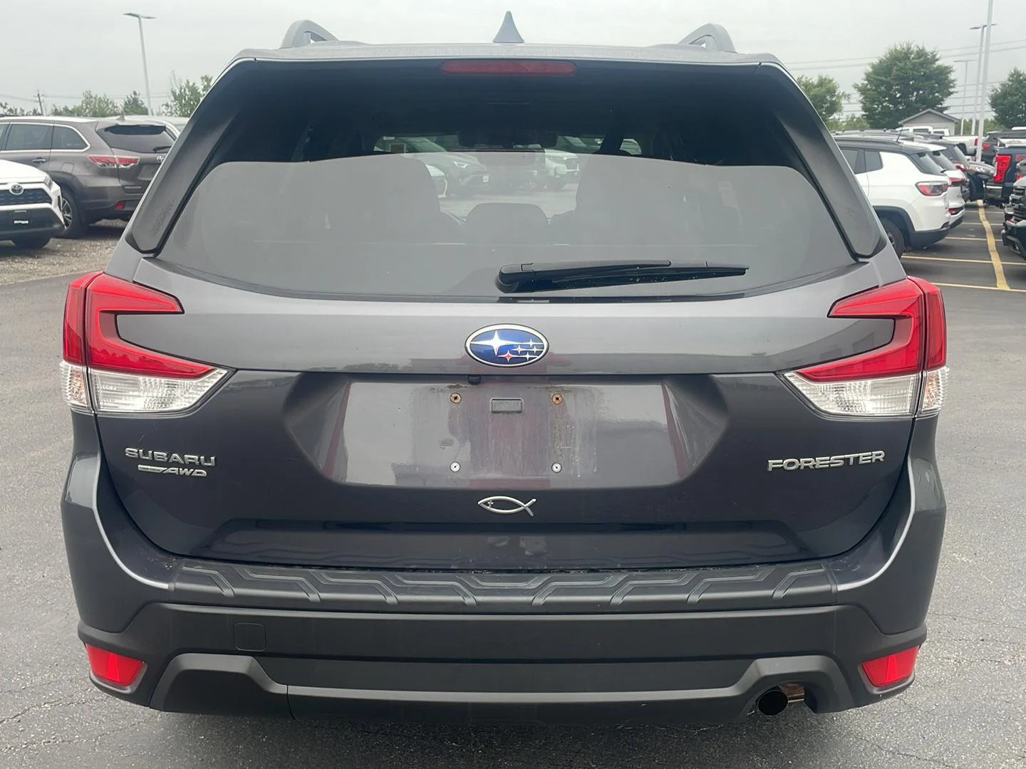 Used 2021 Magnetite Gray Metallic Subaru Premium image 11
