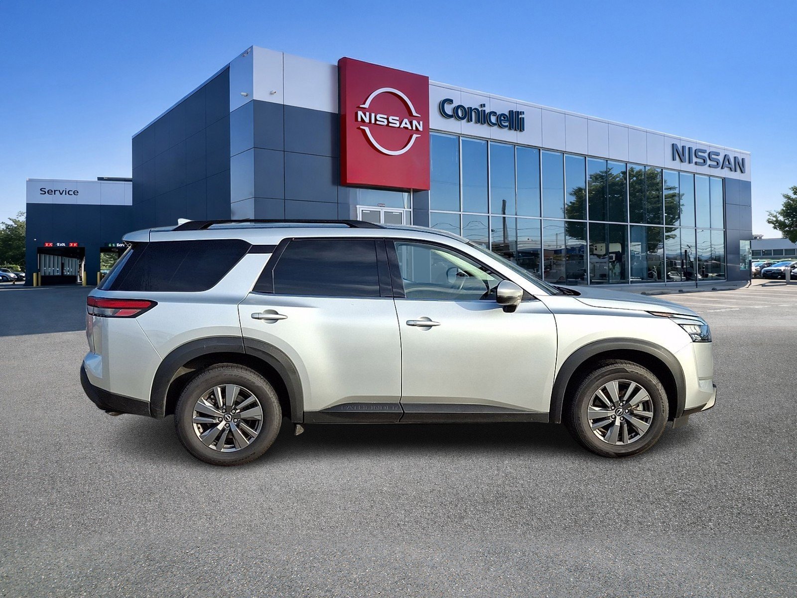 Used 2025 Brilliant Silver Metallic Nissan SV image 6